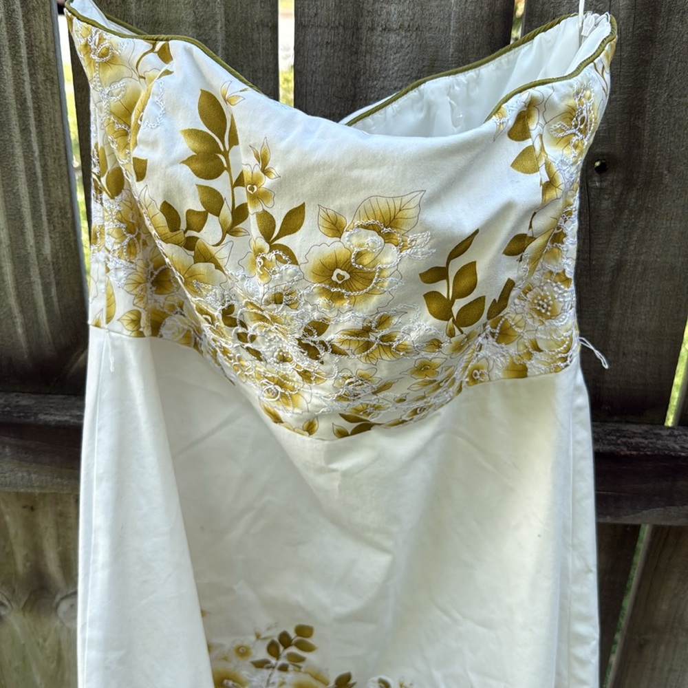 Spenser Jeremy floral Yellow and White Dress